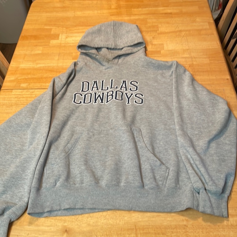 Men’s pull over hoodie. Has a very small hole in elbow. See in pics